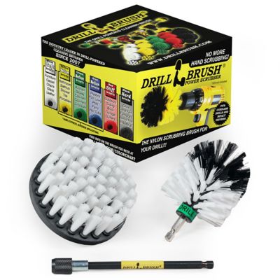 Drillbrush 3 Soft Automotive Cleaning Brushes with Extended Reach  Attachment, Carpet Cleaner Solution, Car Interior Brush Set at Tractor  Supply Co.