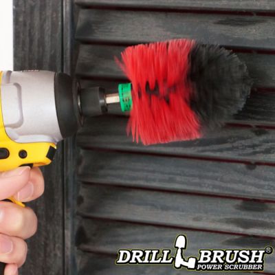 Image showing  Outdoor Scrub Brush, Patio, Concrete Pools, Bird Bath, Garden Fountains, Statues, Monuments & Headstones, MINI-DB-RB
