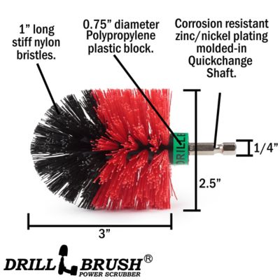 Image showing  Outdoor Scrub Brush, Patio, Concrete Pools, Bird Bath, Garden Fountains, Statues, Monuments & Headstones, MINI-DB-RB