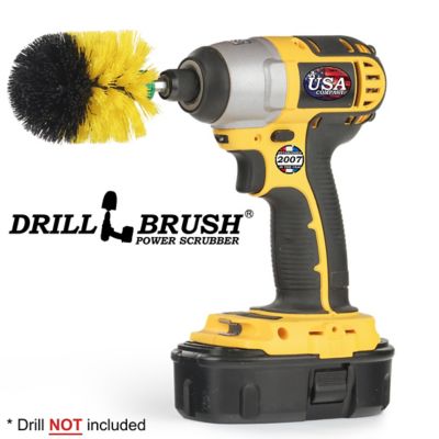 Image showing  Bathroom Cleaner Brush, Grout Cleaner, Bathtub, Sink, Toilet, Shower Cleaner, Flooring, MINI-DB-YB