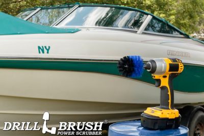 Drillbrush Blue – Boat Cleaning Drill Brush Attachment Set - View #4