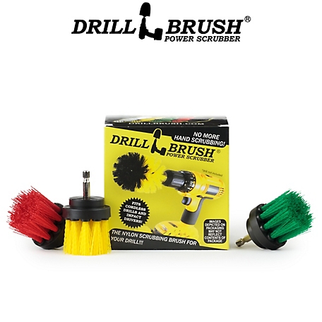 Kitchen Accessories - Drill Brush - Grout Cleaner - 2-Inch Diameter Multi-Purpose Spin Brush Kit - Garden Statues - Bird Bath - Granite Cleaner 