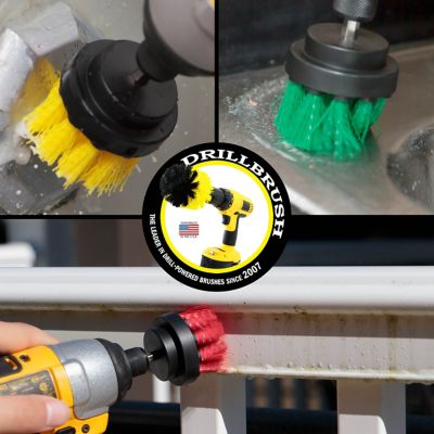 Image showing  Grout Cleaner, Multi-Purpose Spin Brush Kit, Cast Iron Skillet, Bird Bath, Shower Cleaner, 2IN-S-GRY-QC-DB