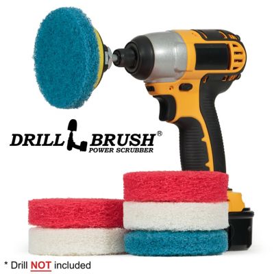 Image showing  All Purpose Scrub Pads, Six Pack of Cleaning Pads, Bathroom Cleaner, Auto Detailing, Stove Top, Deep Clean