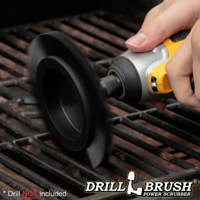 Image showing  Black Edge Brush, Ultra Stiff Stiffness, Wheel Shaped, Grill & Industrial