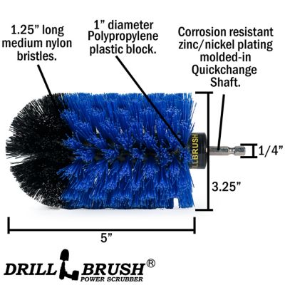 Image showing  Jumbo Original Blue Brush, Medium Bristles, Marine & Pool Cleaning