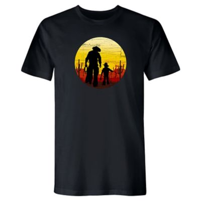Fabritech Western Sunset Dad and Son T-Shirt