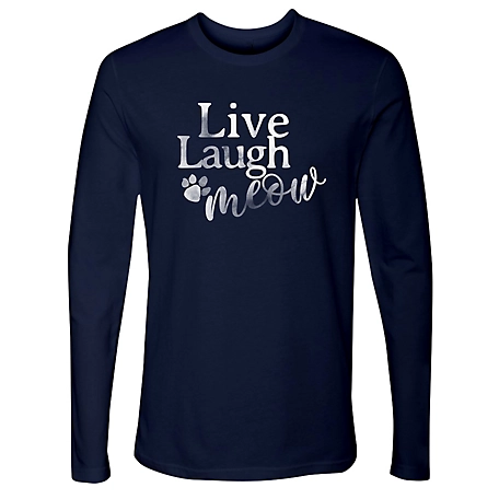 Indigo Soul Live, Laugh and Meow Long Sleeve T-Shirt
