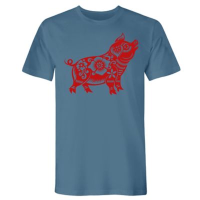 Indigo Soul Tribal Pig T-Shirt