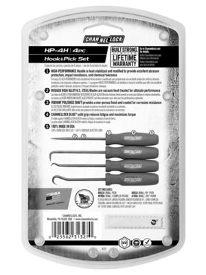 Image showing  4 pc. Precision Hook & Pick Set