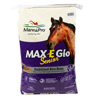 Manna Pro Max E Glo Senior Rice Bran, 1031334 at Tractor Supply Co.