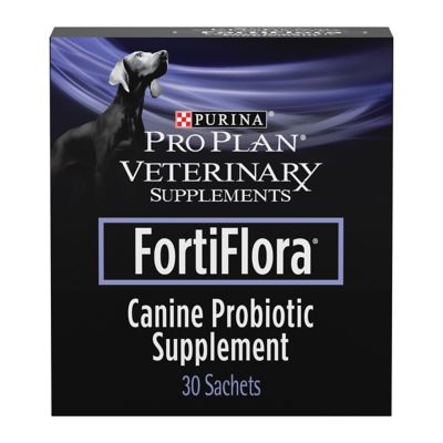 Purina Pro Plan Veterinary Supplements FortiFlora Dog Probiotic Supplement, Canine Nutritional Supplement, 30 ct. Box