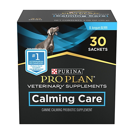 Purina Pro Plan Veterinary Supplements Calming Care Canine Formula Dog Supplements, 30 ct. Box