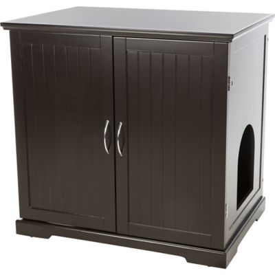 TRIXIE XL Wooden Litter Box Enclosure with Drawer, 40238
