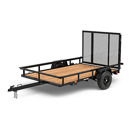 Carry-On Trailer 5 ft. x 8 ft. Wood Floor Utility Trailer, 5X8GWE2K
