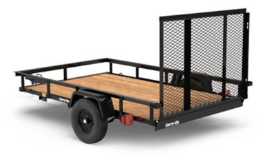 Image showing  5 ft. x 8 ft. Wood Floor Utility Trailer, 1,500 lb. Max Capacity