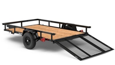 Image showing  5 ft. x 8 ft. Wood Floor Utility Trailer, 1,500 lb. Max Capacity