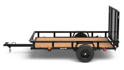 Image showing  5 ft. x 8 ft. Wood Floor Utility Trailer, 1,500 lb. Max Capacity