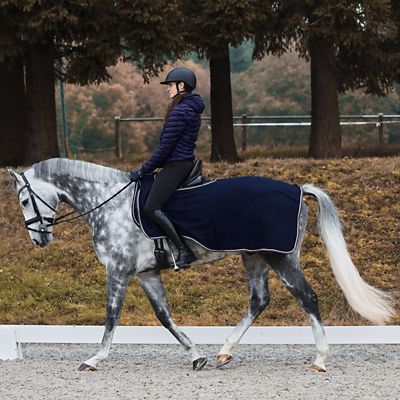Image showing  Kiel Polyester Fleece Riding Horse Blanket