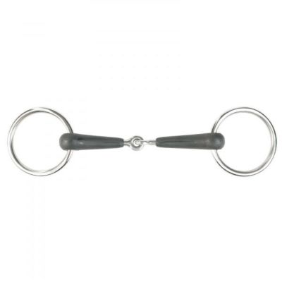 Horze 95 mm. Rubber Loose Ring Snaffle Bit