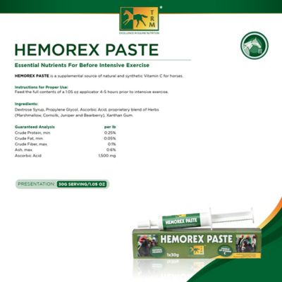Image showing  Hemorex Paste, 1 oz., 30g