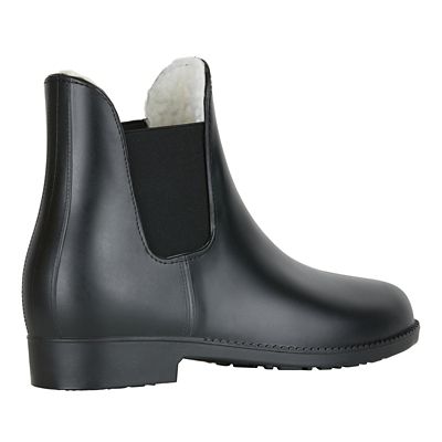 Image showing  Women's Bonn Rubber Paddock Riding Boots with Faux Fur Lining