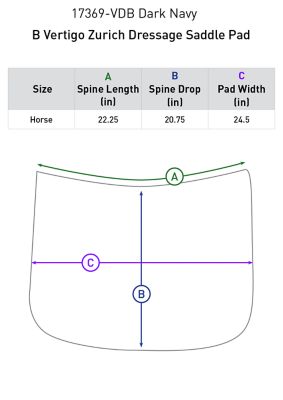 Image showing  Zurich Dressage Saddle Pad