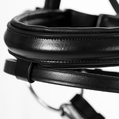 Image showing  Saga Dressage Crank Noseband Bridle and Reins