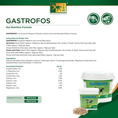 Image showing  Gastrofos Digestive Supplements for Horses, 3 kg Granules