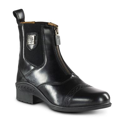 Image showing  Women's Saturn Front-Zip Leather Paddock Riding Boots