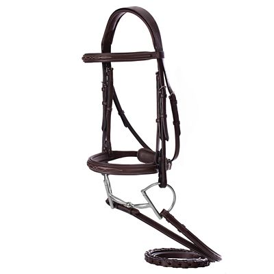 Image showing 1 th Equinavia Valkyrie Fancy-Stitched Hunter Bridle and Reins