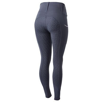 Horze Women's Lucinda High-Waisted Full-Seat Riding Tights, Silicone Grip