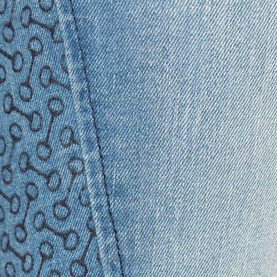 Culotte D'assise Horze Kaia En Silicone Denim - Taille 28, Bleu Foncé - Neuf Pour équitation