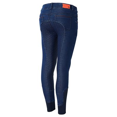 Horze Kids' Allison Soft Denim Full-Seat Breeches