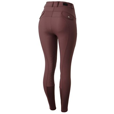 Horze Women's Andrea Slimming High-Waist Knee Patch Breeches