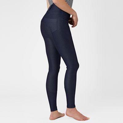 Image showing  Women's Katia Denim-Look Full-Seat Riding Tights, Silicone Grip