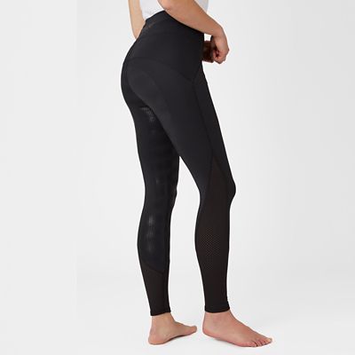 Horze Women's Danica High-Waisted Riding Tights with Mesh Insert