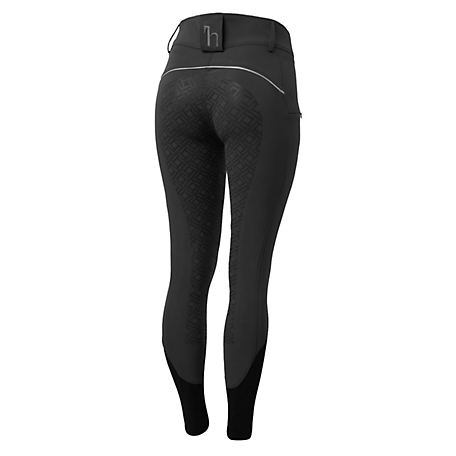 Horze Callie High-Waisted Riding Breeches with Piping