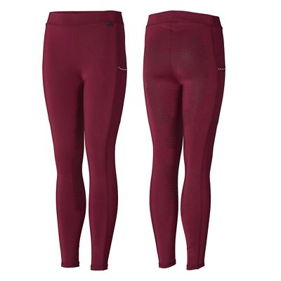 Horze Kids' Roselina Full-Seat Riding Tights with Crystal Details