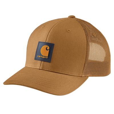 Carhartt Men's Rugged Flex Mesh-Back Logo Patch Cap The sticker that was on my hat ruined the hat left glue residue all over the brim