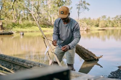 Image showing  Men's Flex Logo Patch Mesh Back Cap