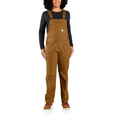 Carhartt Women's Rugged Flex Loose Fit Canvas Bib Overalls