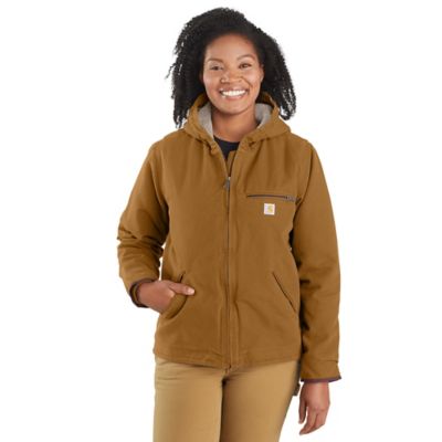 Carhartt Women's Washed Duck Sherpa-Lined Jacket