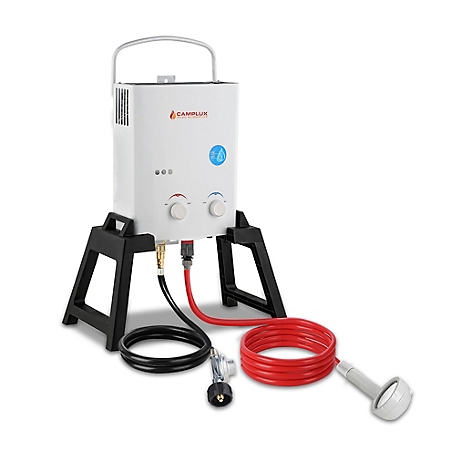 Camplux 5L 1.32 GPM Outdoor Portable Propane Tankless Water Heater 