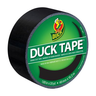 Duck Black Duct Tape, 1.88 in. x 20 yd.