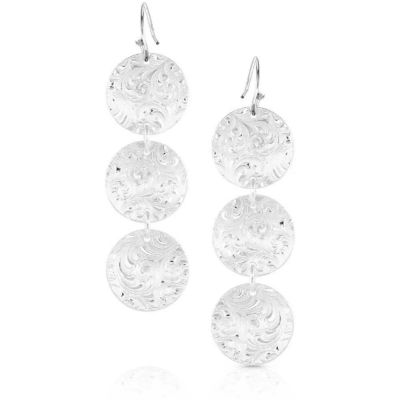 Image showing 1 th Montana Silversmiths Hailey's Conchos Earrings