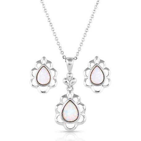 Montana Silversmiths Mystic Snowdrop Opal Jewelry Set, JS5349