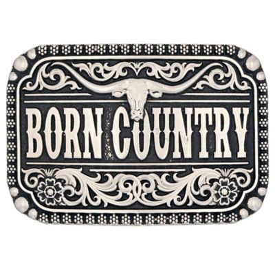 Montana Silversmiths Unisex Born Country Attitude Buckle