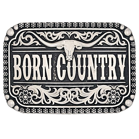 Montana Silversmiths Born Country Attitude Buckle, A907