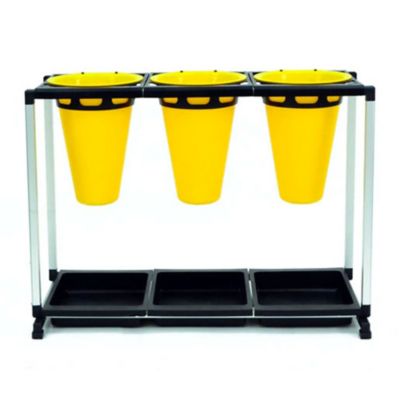 Image showing  Triple Chicken Restraining, Processing Cone Stand